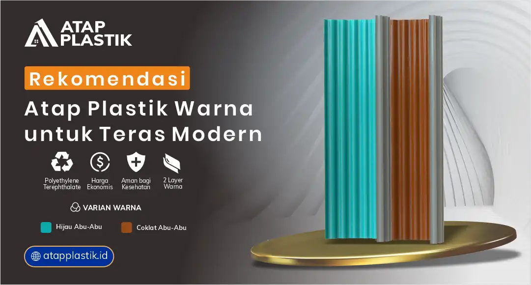 Rekomendasi Atap Plastik Warna untuk Teras Modern