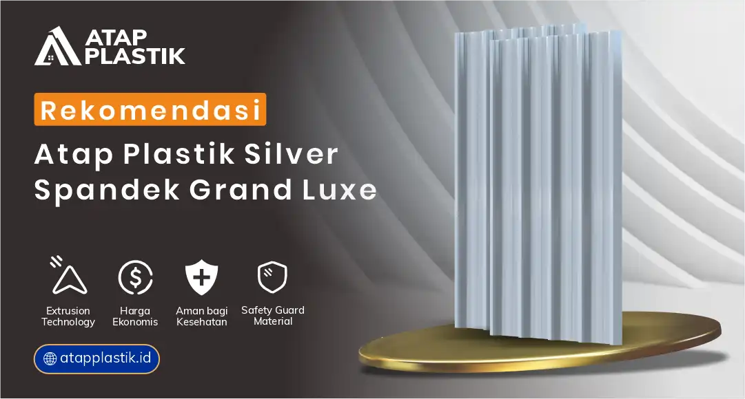 Atap Plastik Silver Spandek Murah dan Berkualitas