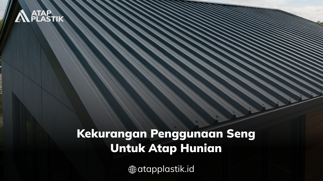 03 Kekurangan Penggunaan Seng untuk Atap Hunian