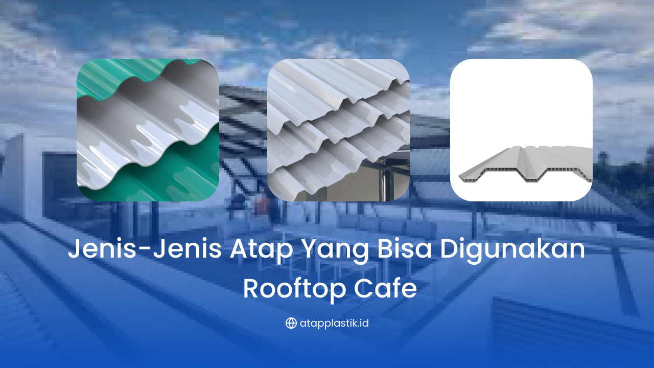 Jenis-Jenis Atap Bisa Digunakan Rooftop Cafe