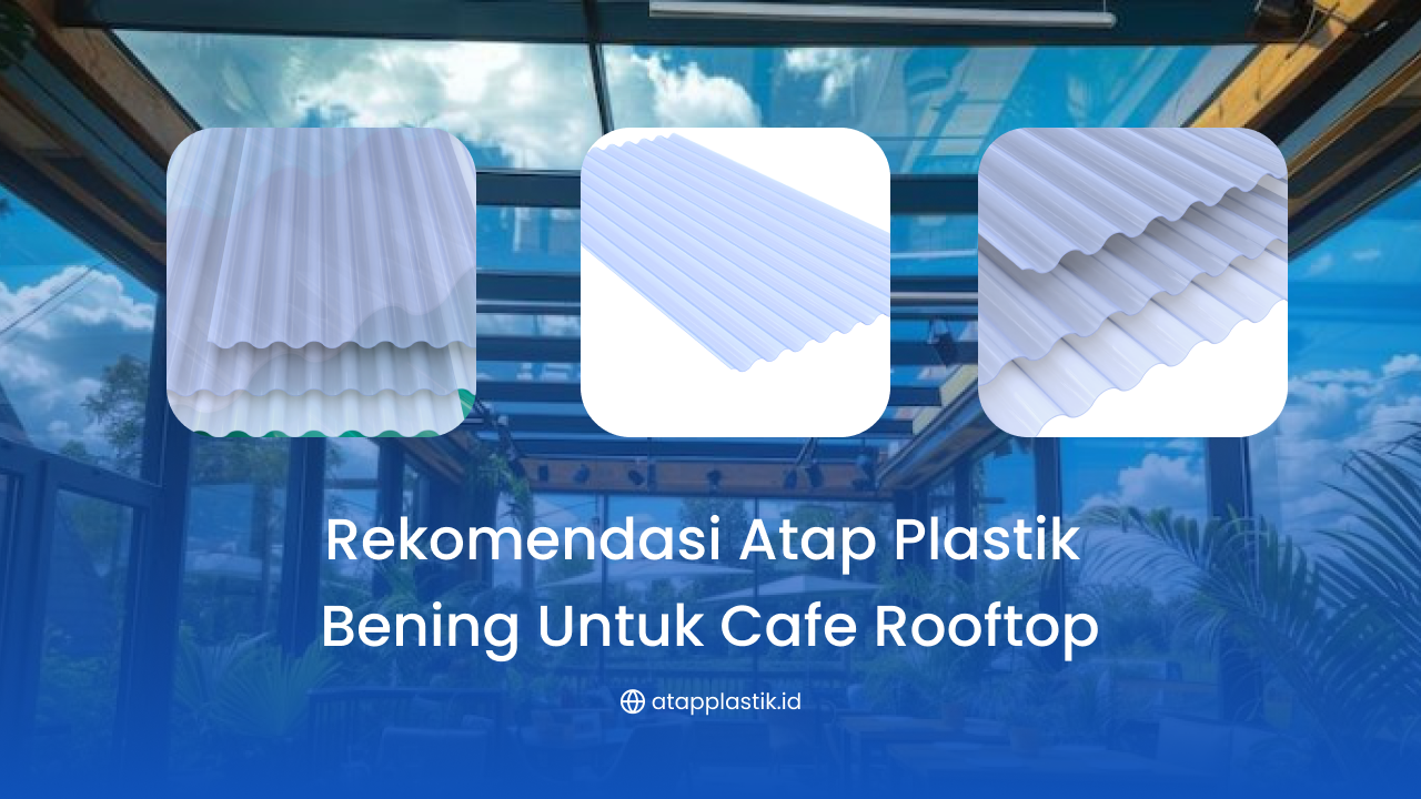 Rekomendasi Atap Plastik Bening untuk Rooftop Cafe