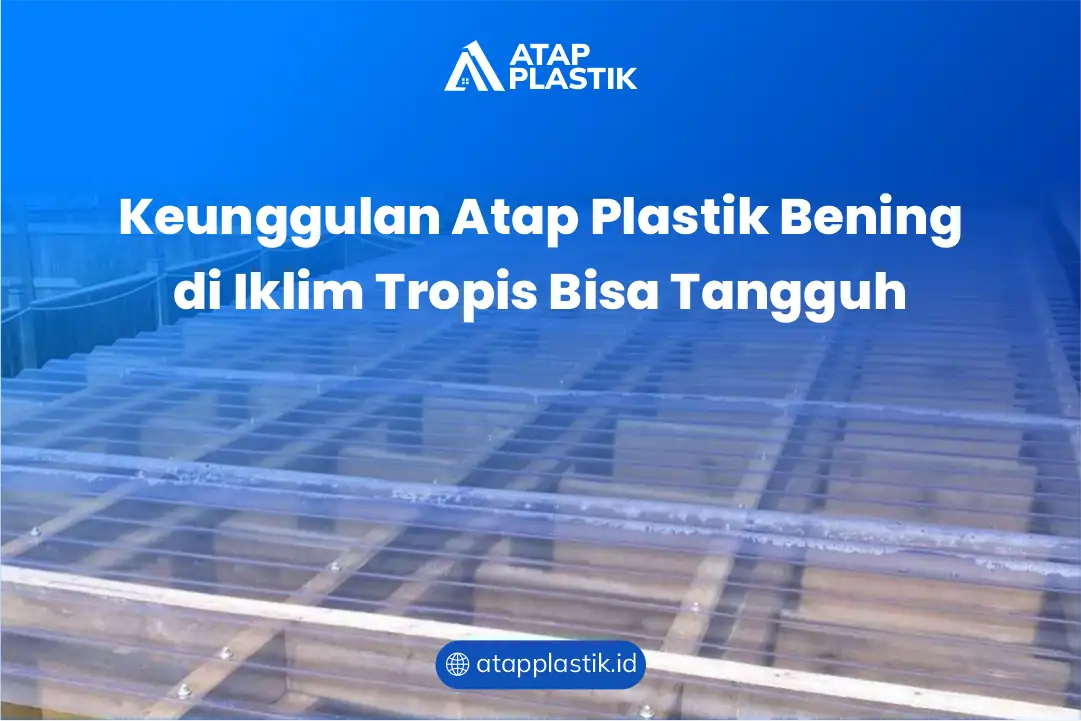 Keunggulan Atap Plastik Bening di Iklim Tropis Bisa Tangguh