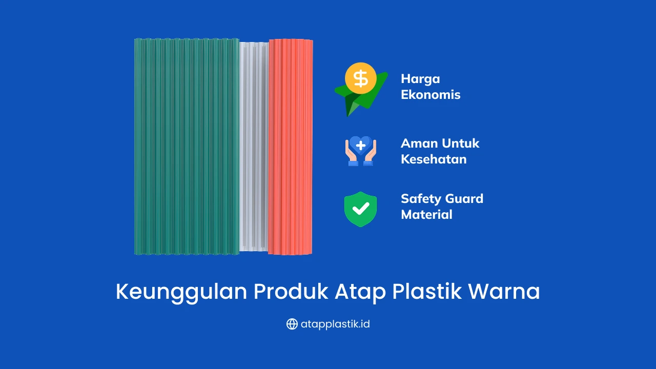 Keunggulan Produk Atap Plastik Warna