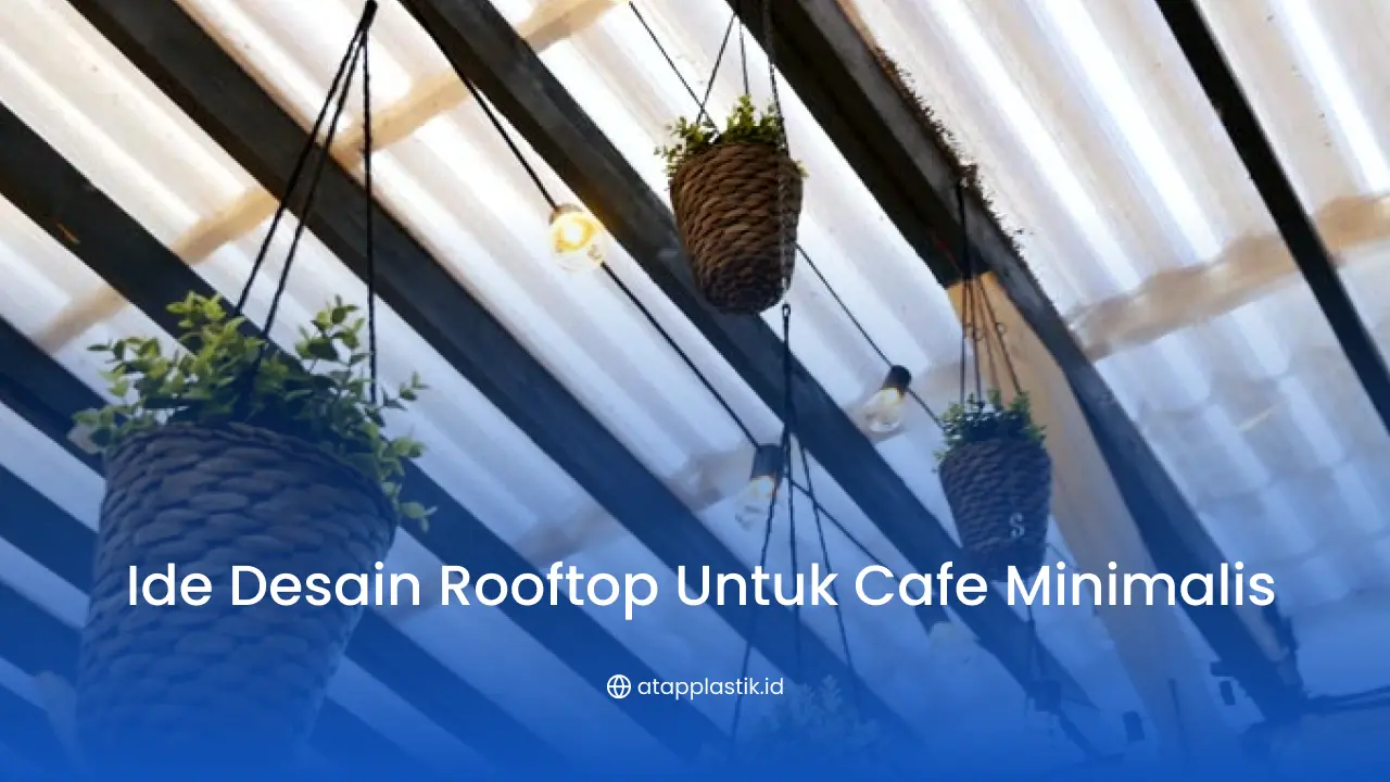 Ide Desain Rooftop untuk Cafe Minimalis