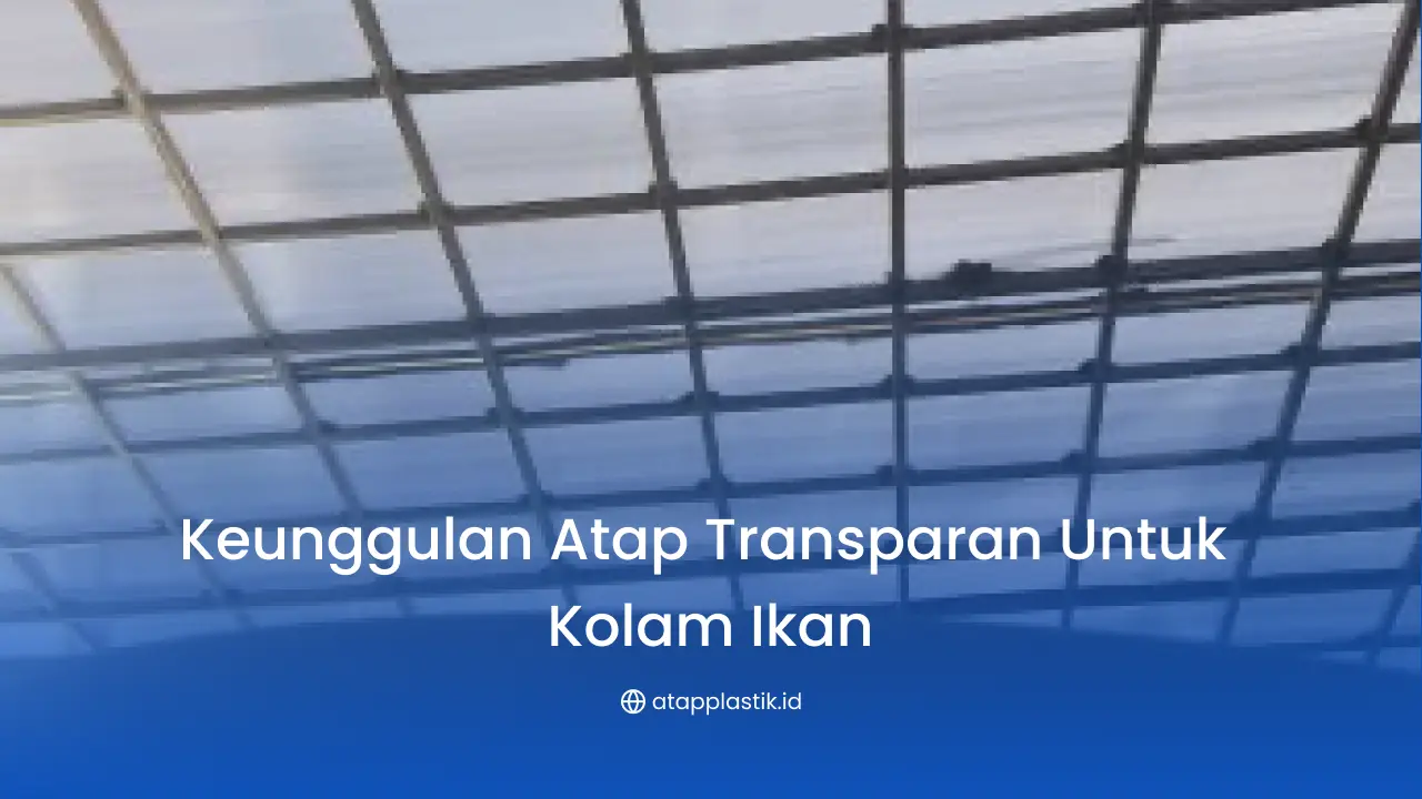Keunggulan Atap Transparan untuk Kolam Ikan