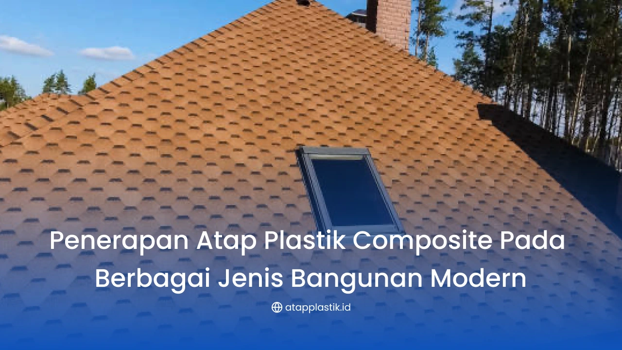 Penerapan Atap Plastik Composite pada Berbagai Jenis Bangunan Modern
