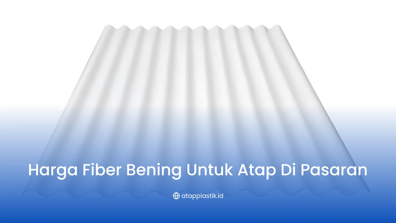 Harga Fiber Bening untuk Atap di Pasaran