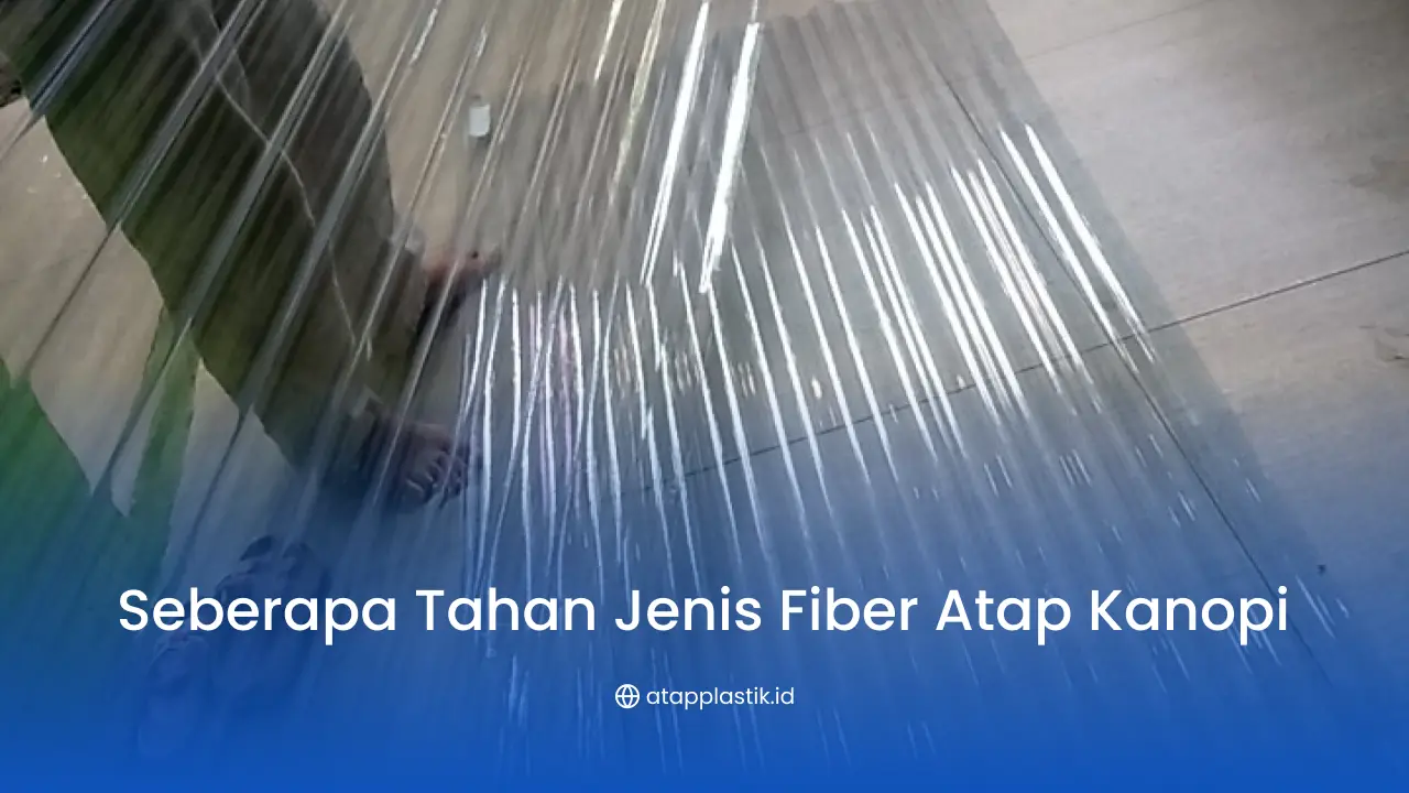 Seberapa Tahan Jenis Fiber Atap Kanopi