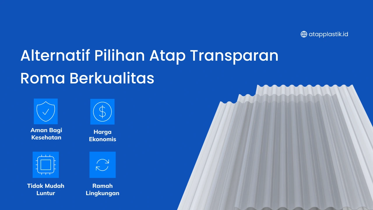 Alternatif Pilihan Atap Transparan Roma Berkualitas