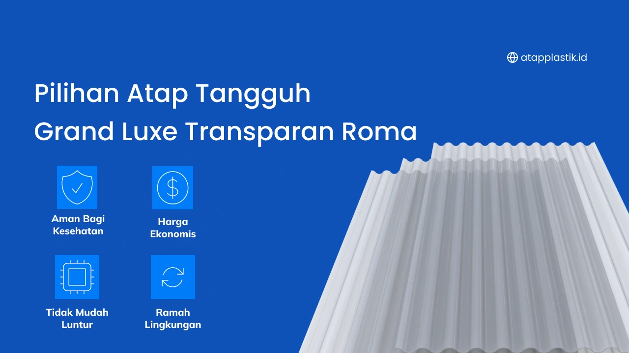 Pilihan Atap Tangguh Grand Luxe Transparan Roma