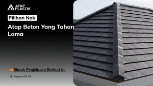 01 Pilihan Nok Atap Beton yang Tahan Lama