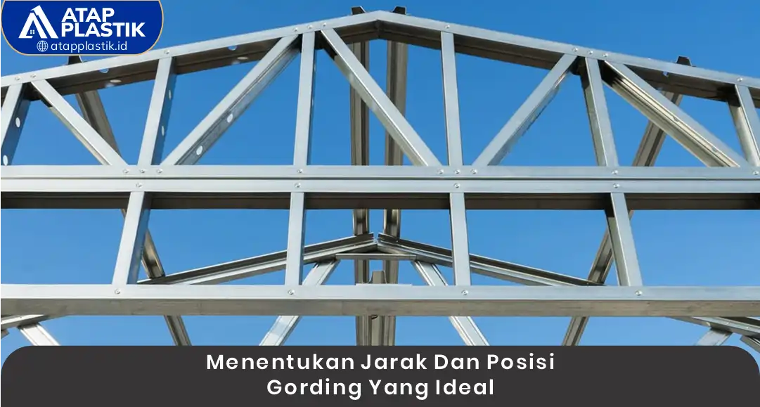 2. Menentukan Jarak dan Posisi Gording yang Ideal