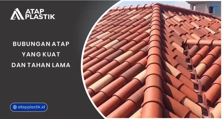 Bubungan Atap Beton yang Kuat dan Tahan Lama