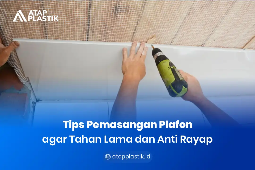 Tips Pemasangan Plafon Agar Tahan Lama dan Anti Rayap
