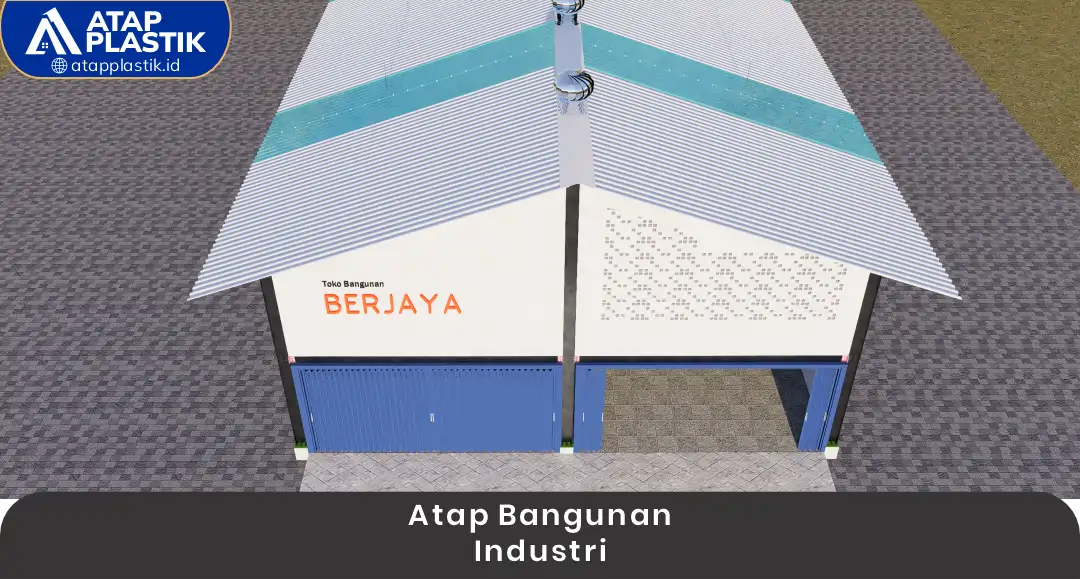 1. atap bangunan industri