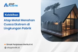 Kelebihan Atap Metal Menahan Cuaca Ekstrem di Lingkungan Pabrik