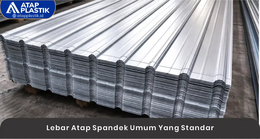 Lebar Atap Spandek Umum yang Standar