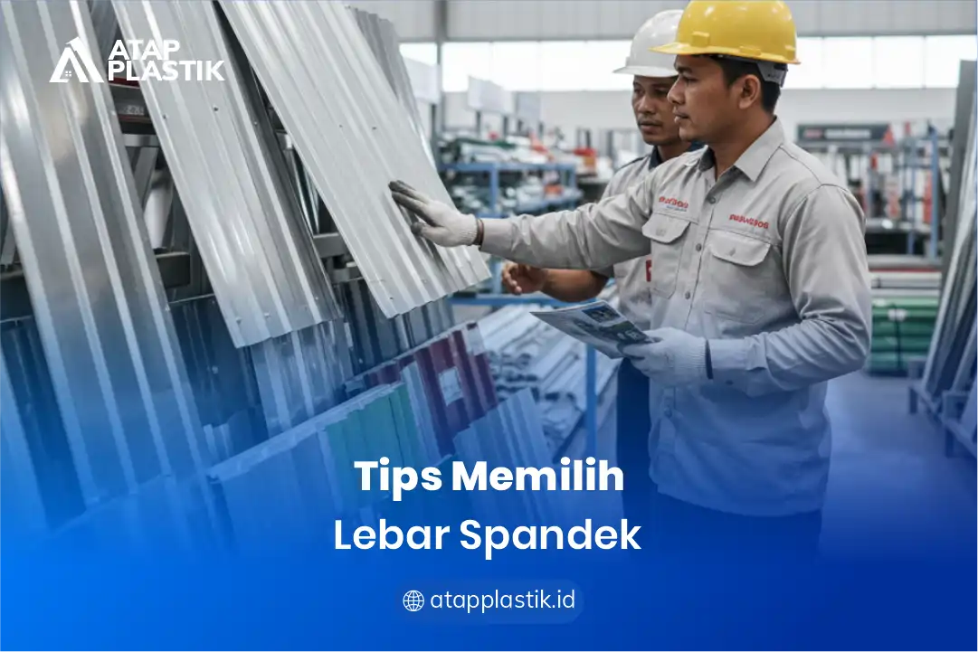 2. Tips Memilih Lebar Spandek