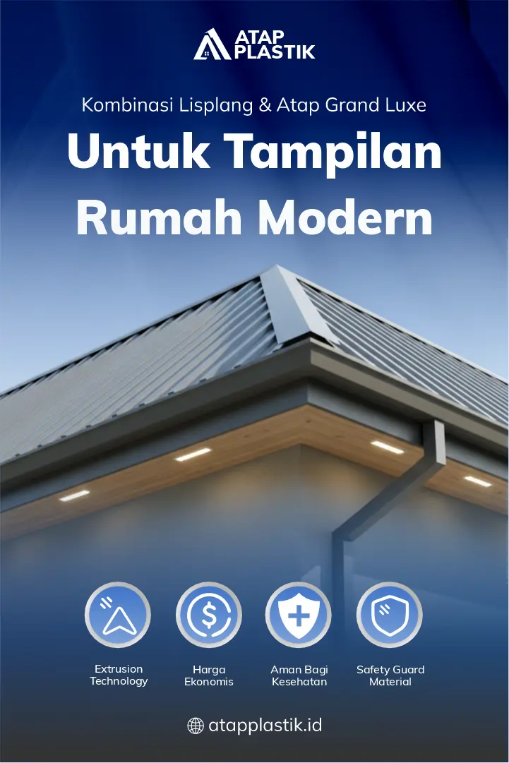 3. Kombinasi Lisplang dan Atap Grand Luxe untuk Tampilan Rumah Modern