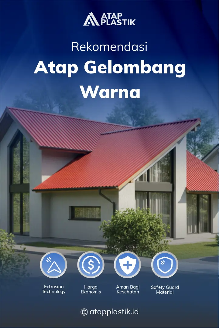 3. Rekomendasi Atap Gelombang Warna