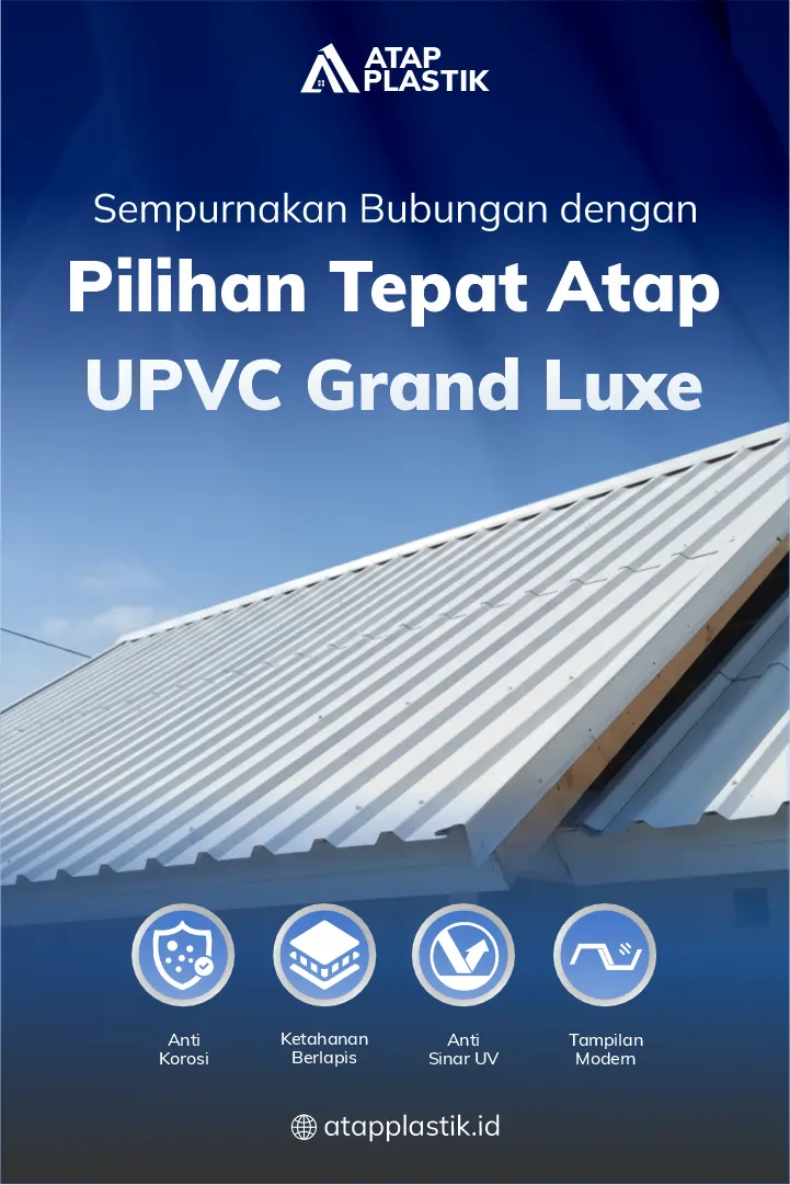 3. Sempurnakan Bubungan dengan Pilihan Tepat Atap UPVC Grand Luxe