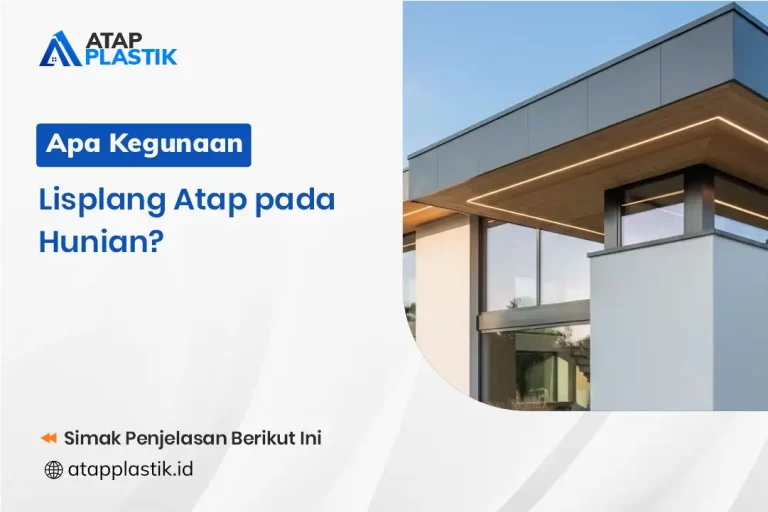 Apa Kegunaan Lisplang Atap pada Hunian