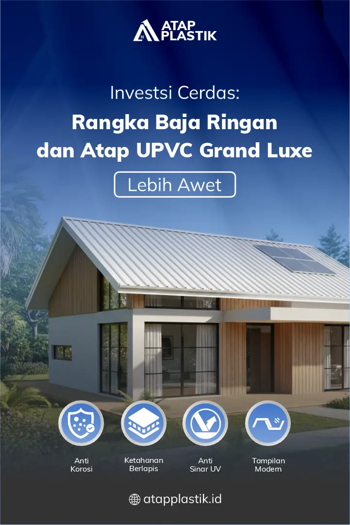 Investasi Cerdas Rangka Baja Ringan dan Atap UPVC Grand Luxe Lebih Awet