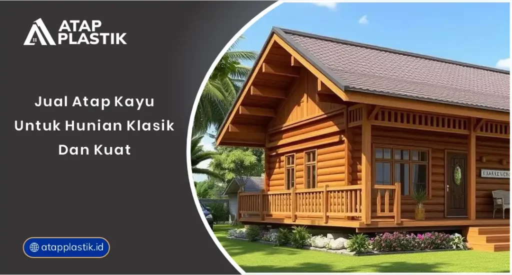 01 Jual Atap Kayu Untuk Hunian Klasik Dan Kuat
