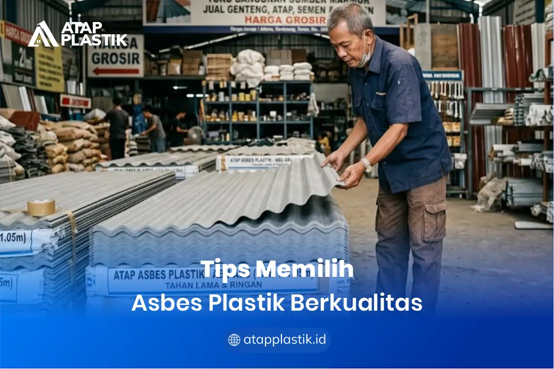3. Tips Memilih Asbes Plastik Berkualitas 
