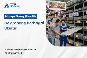 Harga Seng Plastik Gelombang Berbagai Ukuran