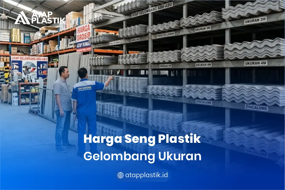 Harga Seng Plastik Gelombang Ukuran