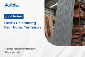 Jual Asbes Plastik Gelombang Kecil Harga Termurah