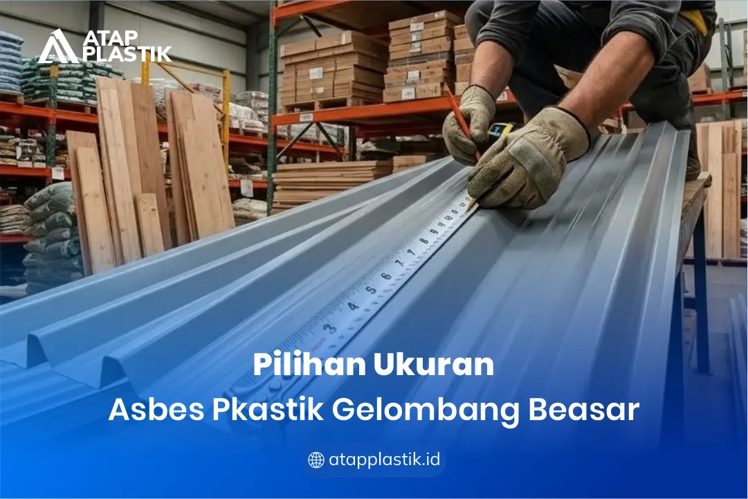 Pilihan Ukuran Asbes Plastik Gleombang Besar