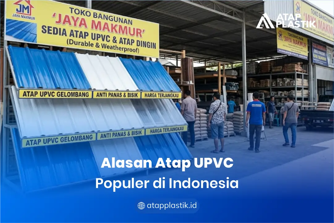 Alasan Atap UPVC Populer di Indonesia
