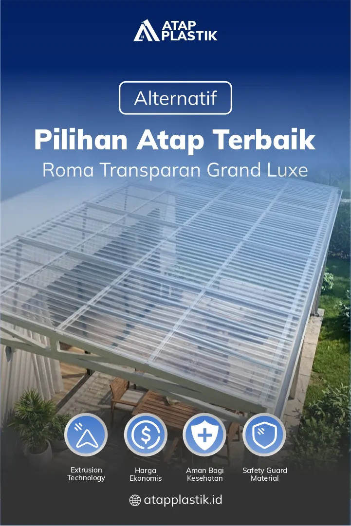 Alternatif Pilihan Atap Terbaik Roma Transparan Grand Luxe