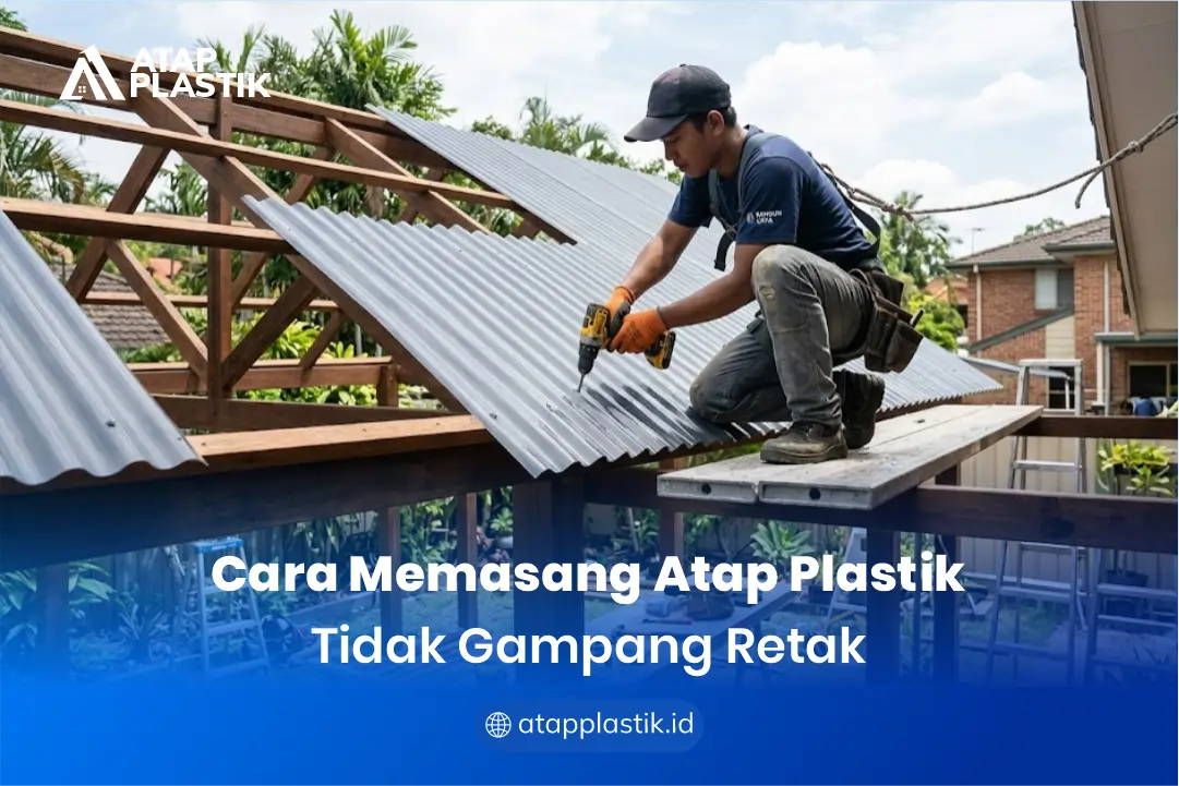 Cara Memasang Atap Plastik Tidak Gampang Retak