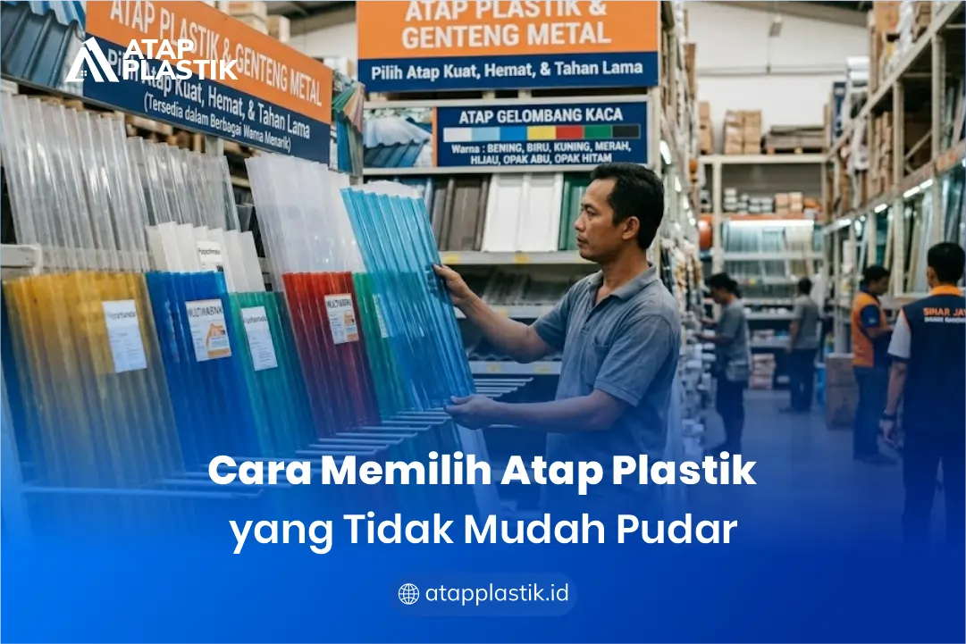 Cara Memilih Atap Plastik yang Tidak Mudah Pudar