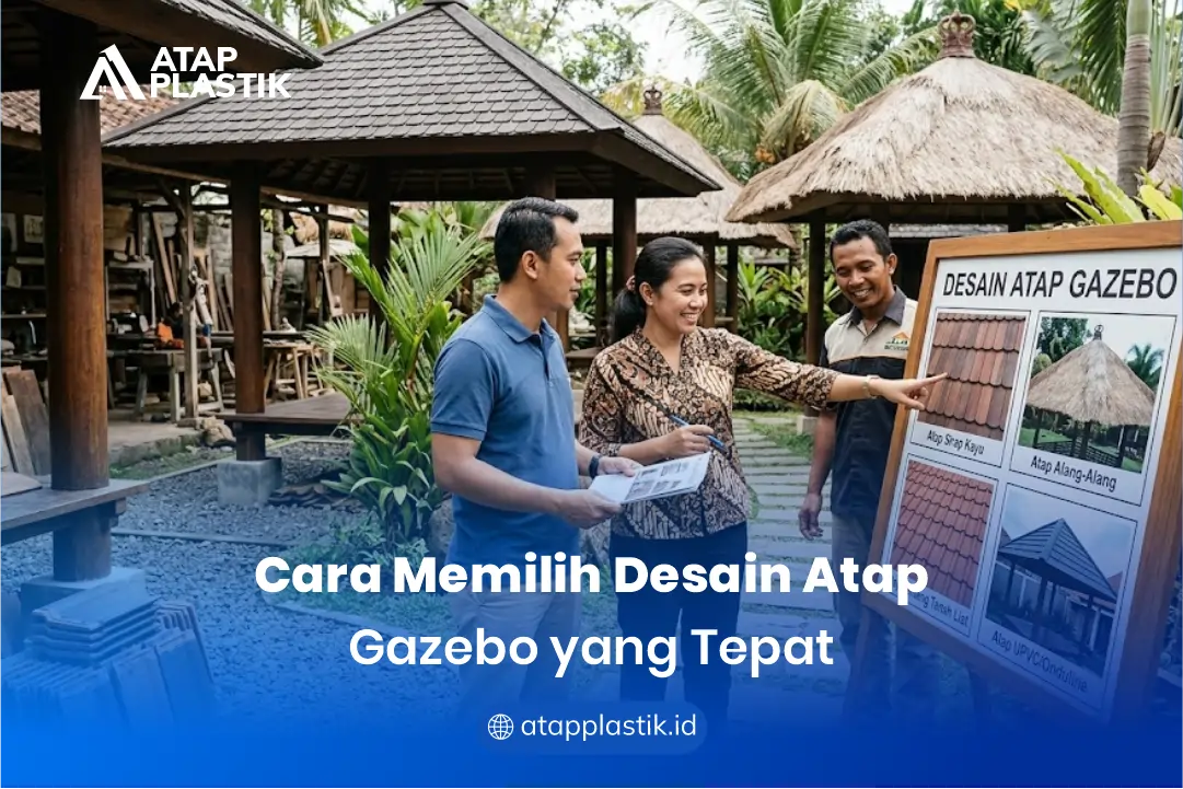 Cara Memilih Desain Atap Gazebo yang Tepat