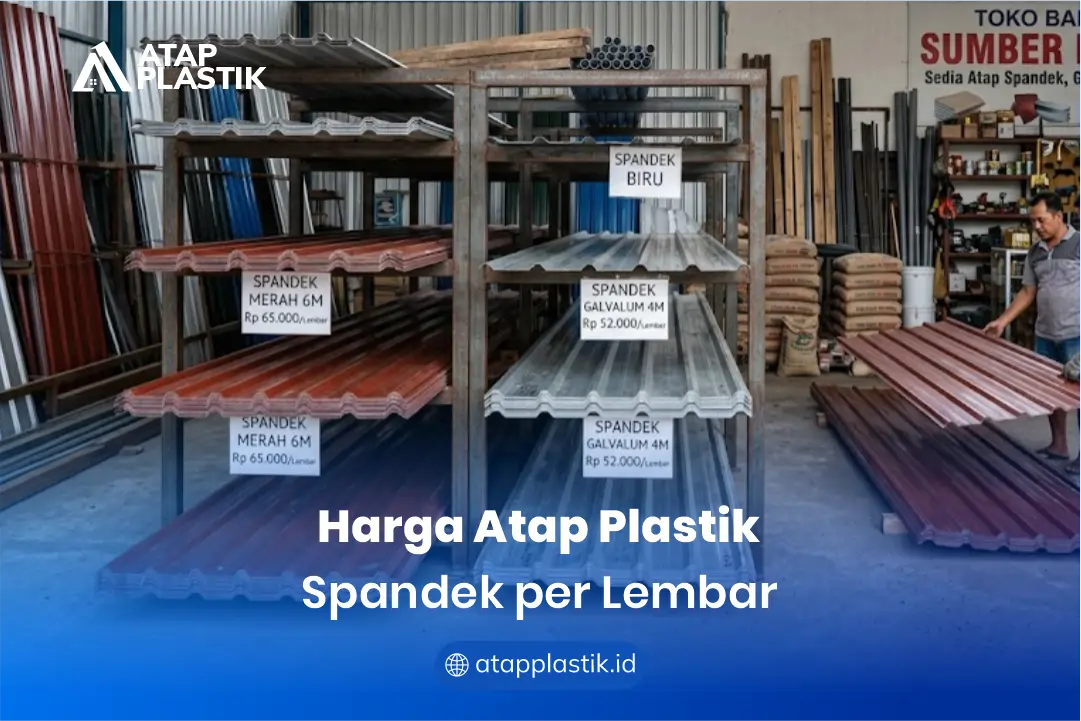 Harga Atap Plastik Spandek per Lembar