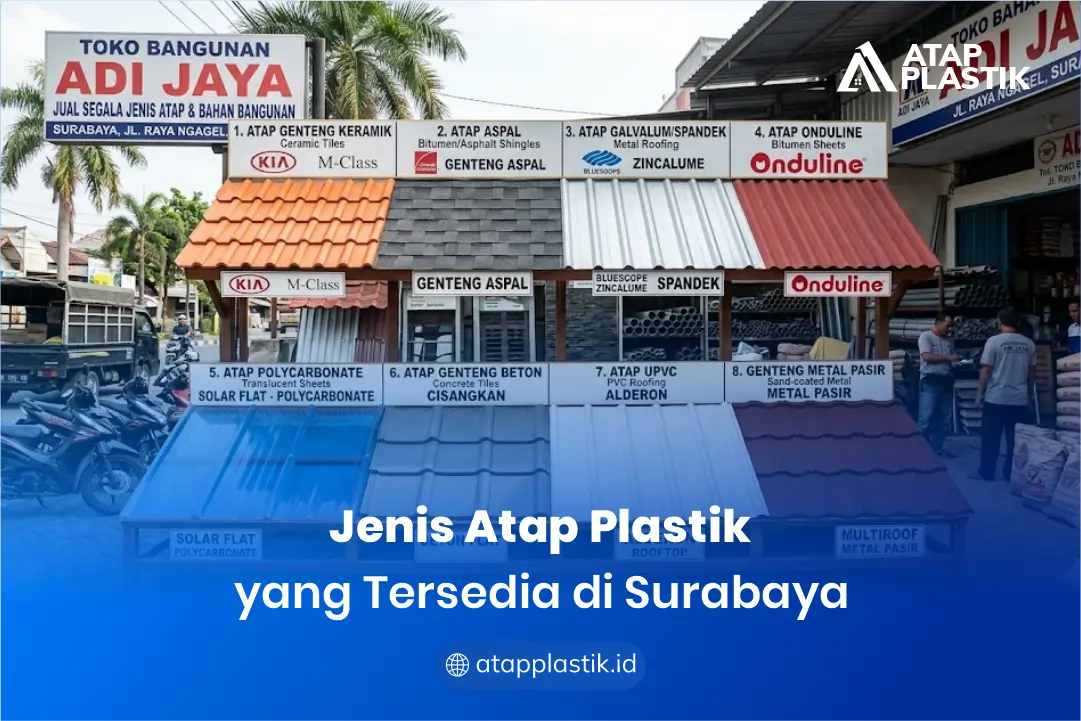 Jenis Atap Plastik yang Tersedia di Surabaya