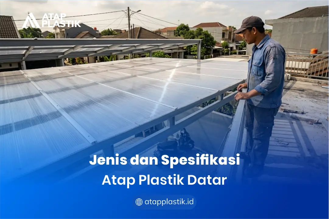 Jenis dan Spesifikasi Atap Plastik Datar