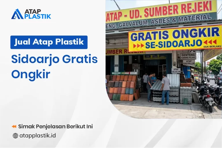 Jual Atap Plastik Sidoarjo Gratis Ongkir