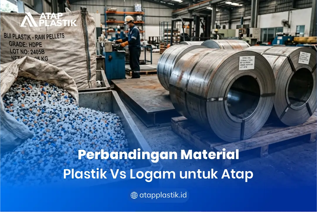 Perbedaan Material Plastik vs Logam untuk Atap