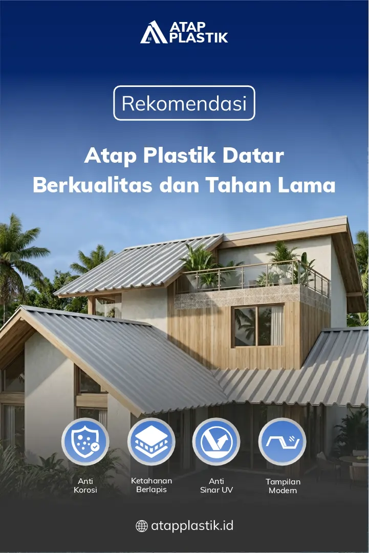 Rekomendasi Atap Plastik Datar Berkualitas dan Tahan Lama