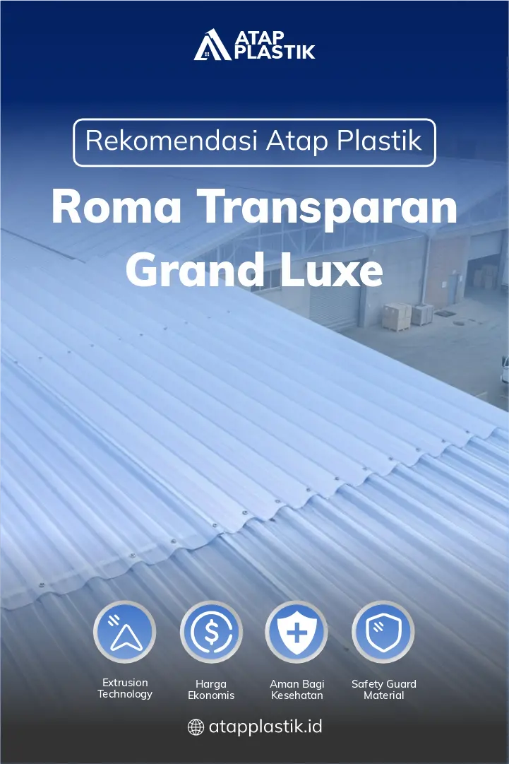 Rekomendasi Atap Plastik Roma Transparan Grand Luxe