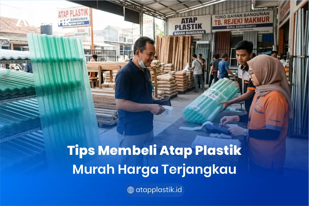 Tips Membeli Atap Plastik Murah Harga Terjnagkau