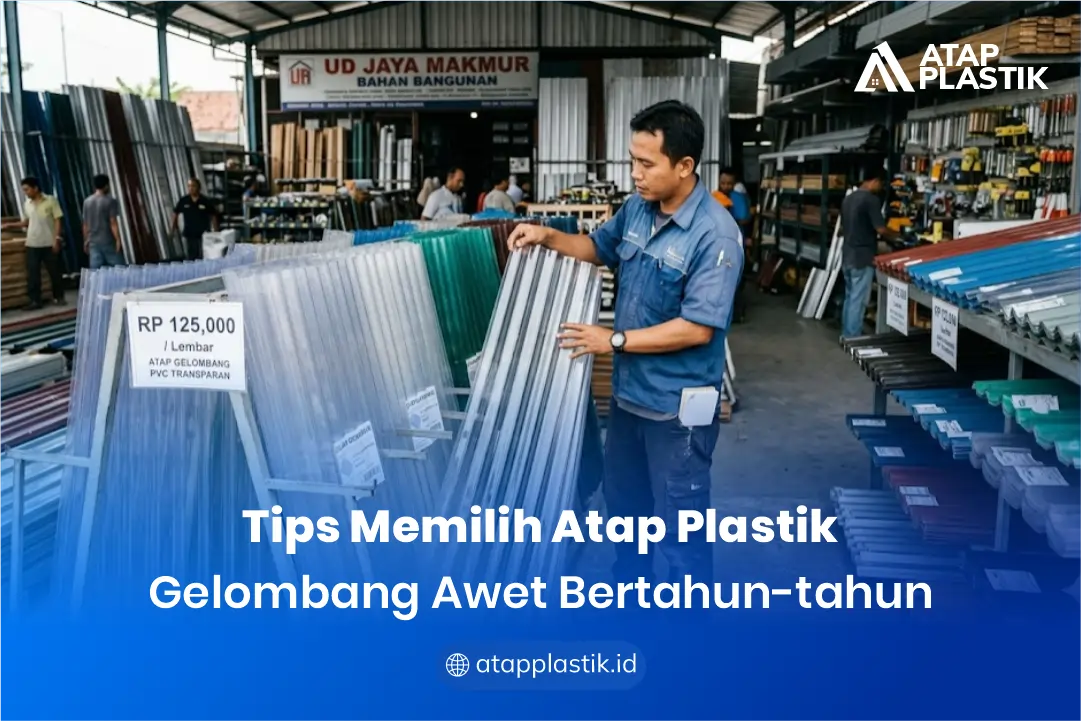 Tips Memilih Atap Plastik Gelombang Awet Bertahun-tahun
