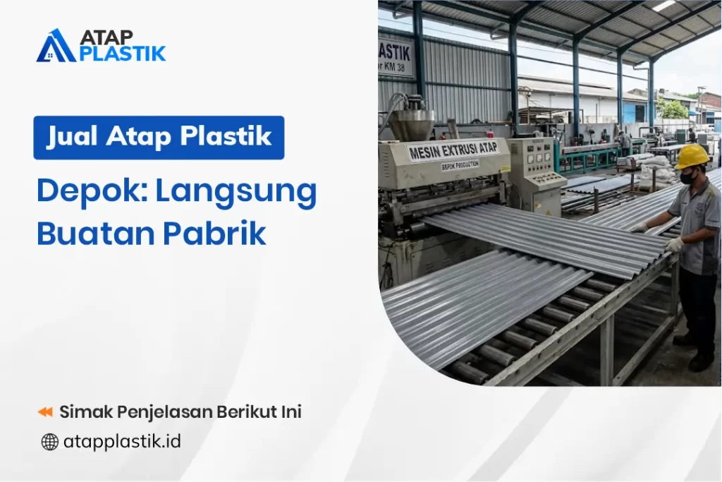 jual atap plastik Depok Langsung Buatan Pabrik