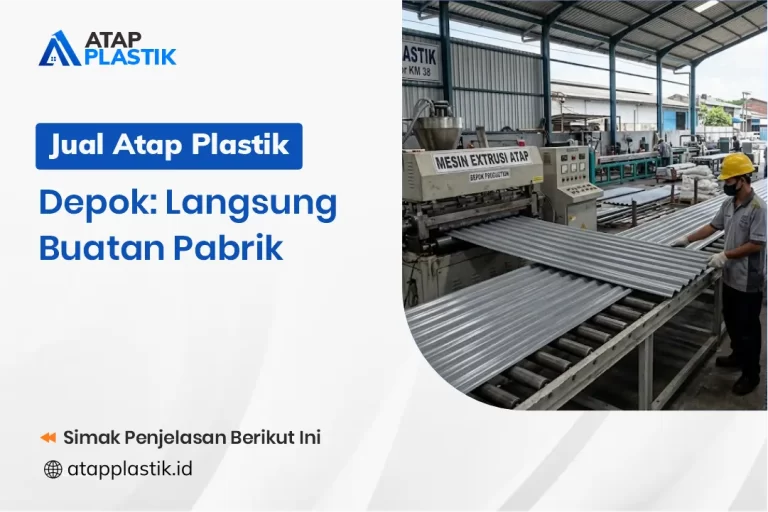 jual atap plastik Depok Langsung Buatan Pabrik
