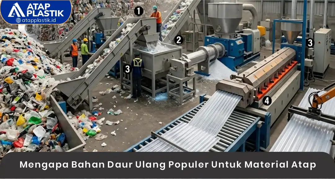 Mengapa Bahan Daur Ulang Populer untuk Material Atap